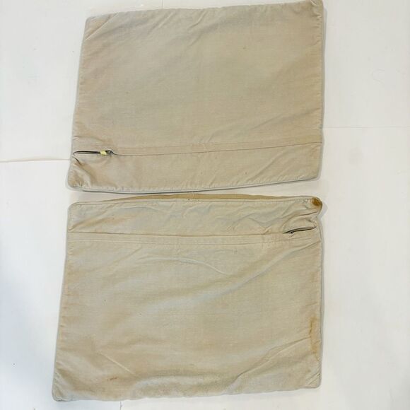 VTG Needlepoint Pillows FISH set of two Handmade - Picture 5 of 8